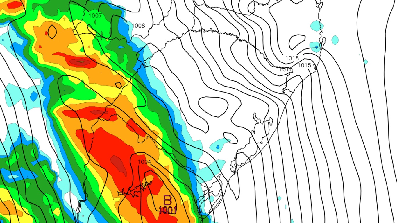 <span class="entry-title-primary">Nova frente fria avança neste fim de semana e muda o tempo; veja tudo o que sabemos</span> <h2 class="entry-subtitle">Frente fria avança pelo Sul do Brasil durante este fim de semana e muda o tempo com chuva nos três estados da região </h2>