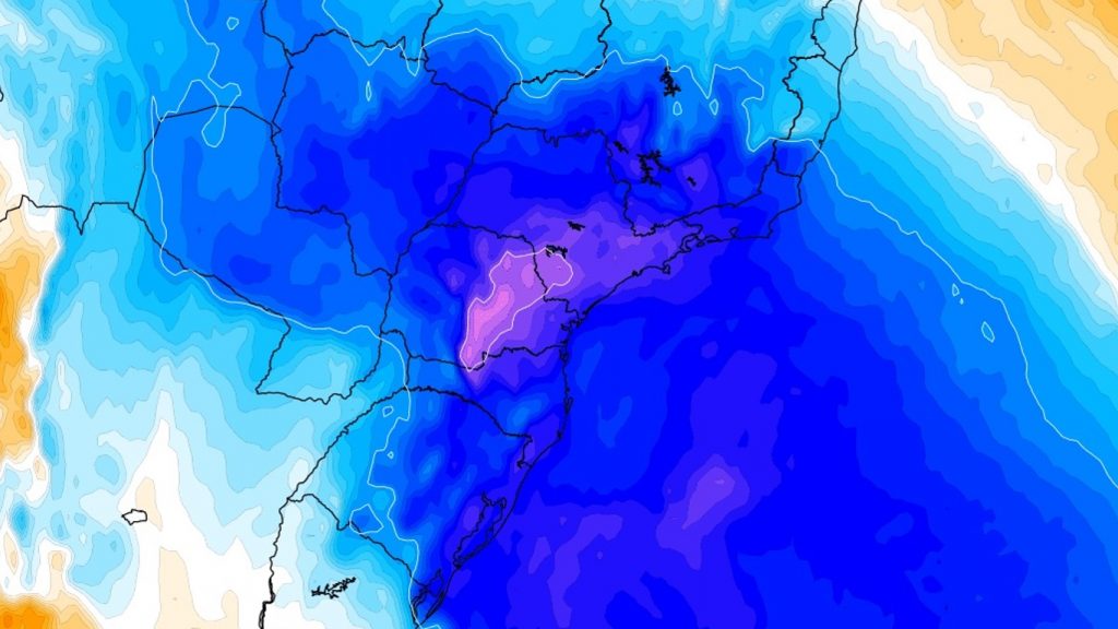 Começo de semana frio com temperatura muito abaixo da média e geada