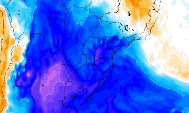 Grande massa de ar frio avançará no fim do mês com baixas temperaturas