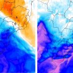Duas massas de ar frio vão alcançar o Brasil em apenas dez dias