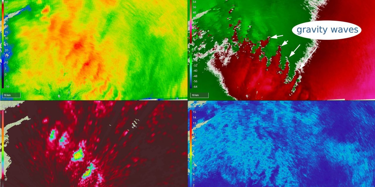 <span class="entry-title-primary">Radar registra fenômeno das ondas de gravidade na região de Porto Alegre</span> <h2 class="entry-subtitle">Varredura do radar meteorológico captou ondas de gravidade em nuvens baixas durante atuação da frente fria</h2>