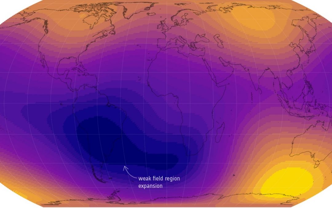 Cientistas fazem descoberta surpreendente de anomalia magnética no Brasil Cientistas europeus anunciaram os últimos dados sobre a Anomalia Magnética do Atlântico Sul e que cobre o Brasil