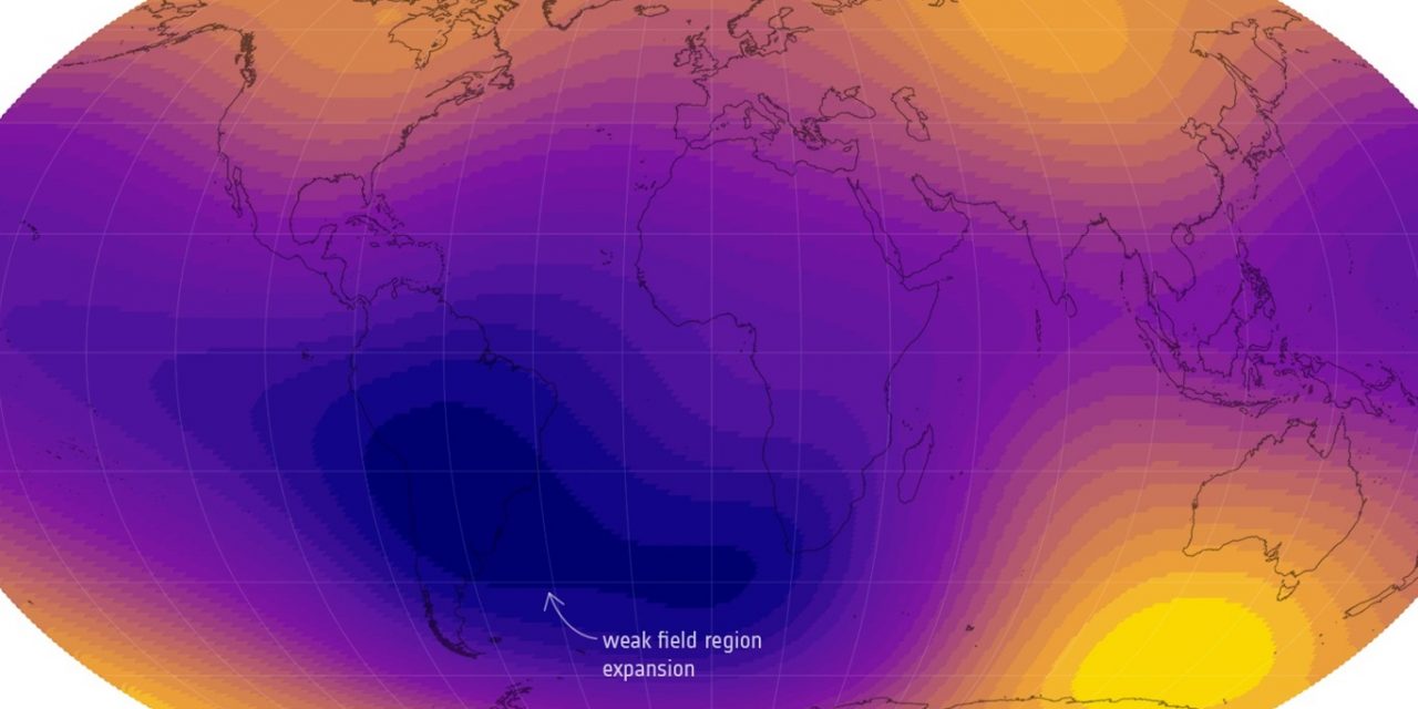 <span class="entry-title-primary">Cientistas fazem descoberta surpreendente de anomalia magnética no Brasil</span> <h2 class="entry-subtitle">Cientistas europeus anunciaram os últimos dados sobre a Anomalia Magnética do Atlântico Sul e que cobre o Brasil </h2>