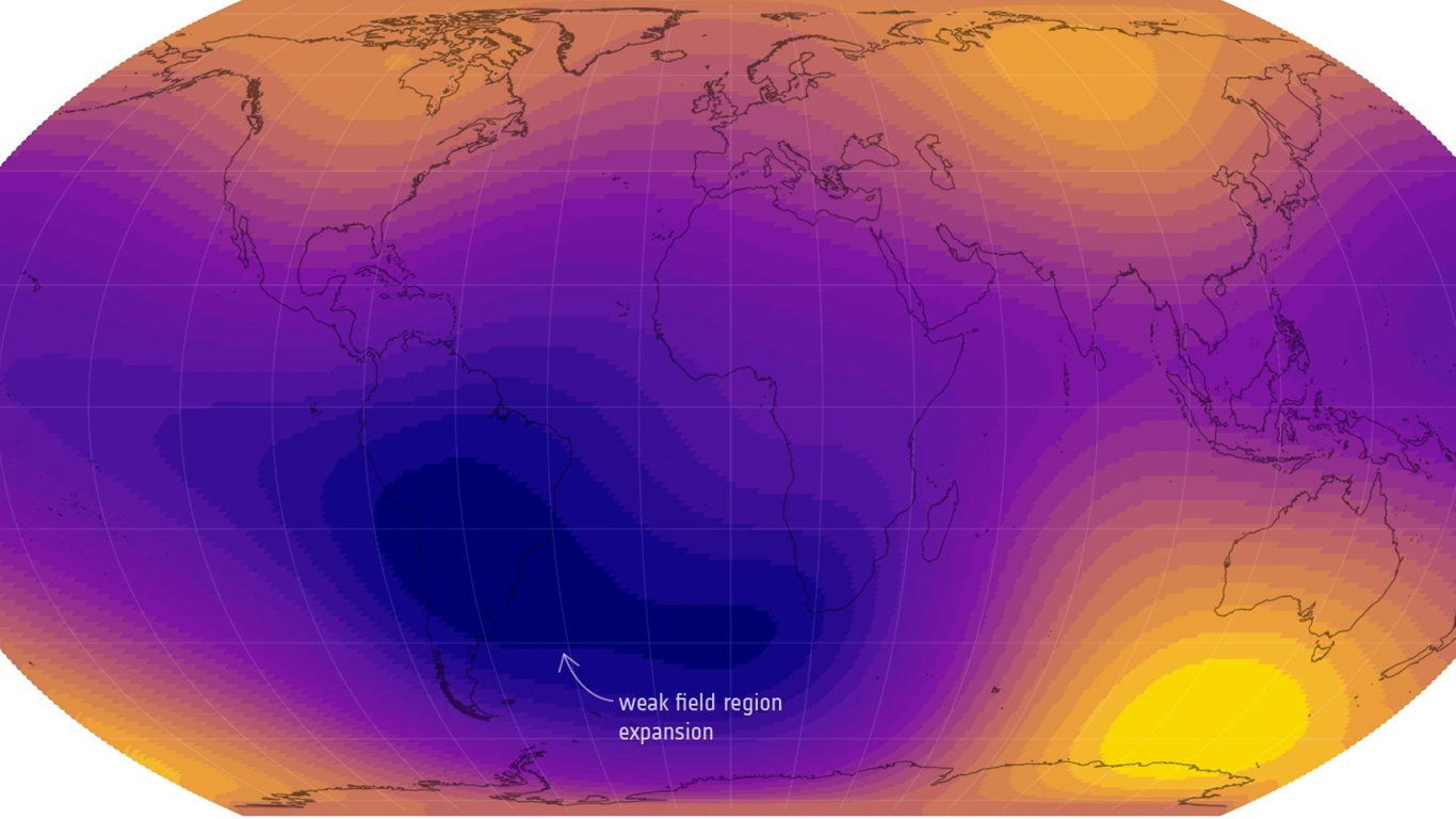 <span class="entry-title-primary">Cientistas fazem descoberta surpreendente de anomalia magnética no Brasil</span> <h2 class="entry-subtitle">Cientistas europeus anunciaram os últimos dados sobre a Anomalia Magnética do Atlântico Sul e que cobre o Brasil </h2>
