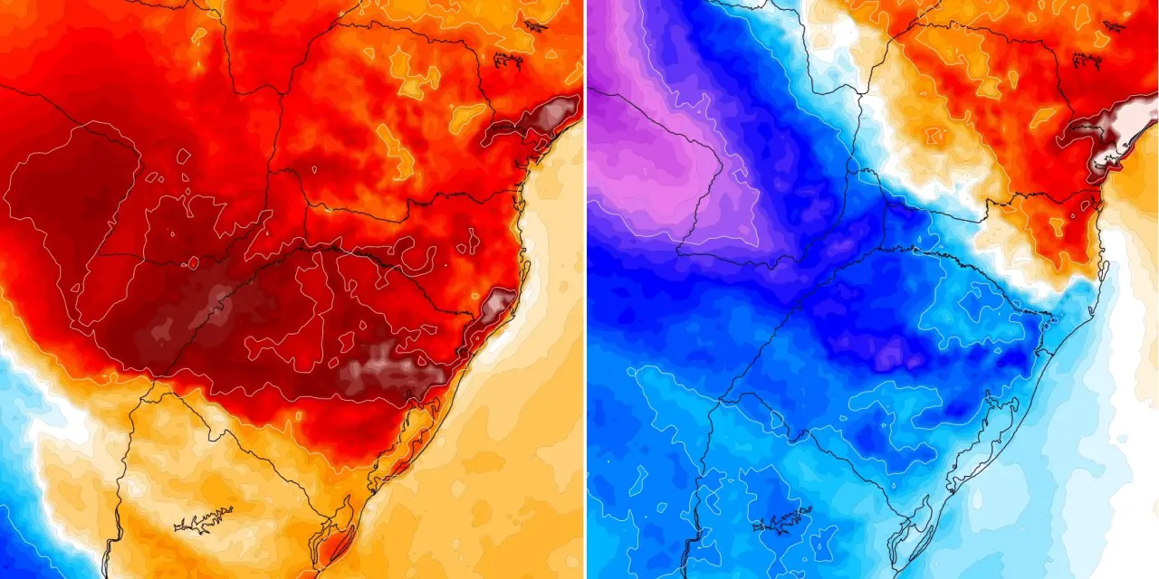 <span class="entry-title-primary">Prepare-se para radical mudança de temperatura neste início de semana</span> <h2 class="entry-subtitle">Massa de ar frio chega nesta segunda na sequência de dia escaldante e o mais quente desde o verão no Rio Grande do Sul </h2>