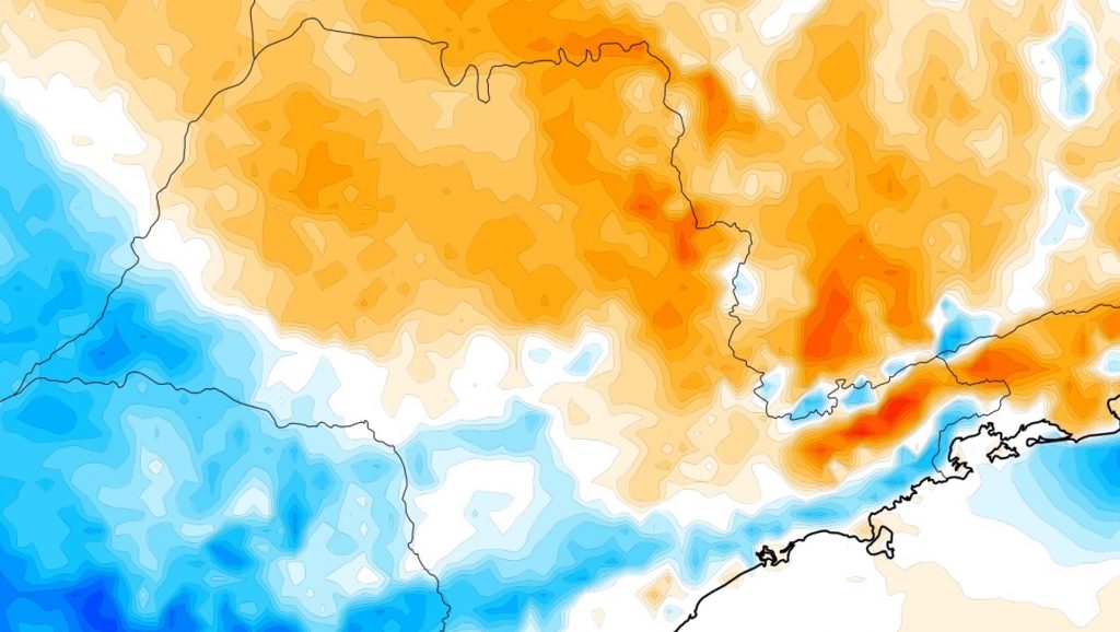 São Paulo registra enormes contrastes de temperatura