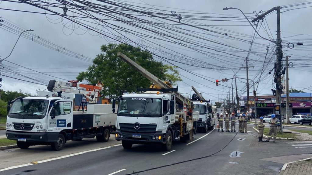 Falta de luz pelo ciclone atinge 200 mil clientes no Leste do Rio Grande do Sul