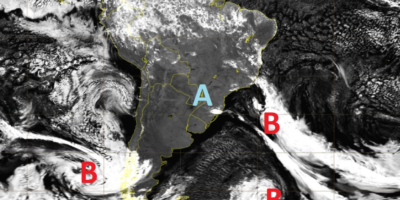<span class="entry-title-primary">Combo de alta e baixas pressões impacta o tempo nesta quarta</span> <h2 class="entry-subtitle">Alta pressão no Sul do Brasil e baixas pressões no oceano impactam as condições do tempo em vários estados nesta quarta </h2>