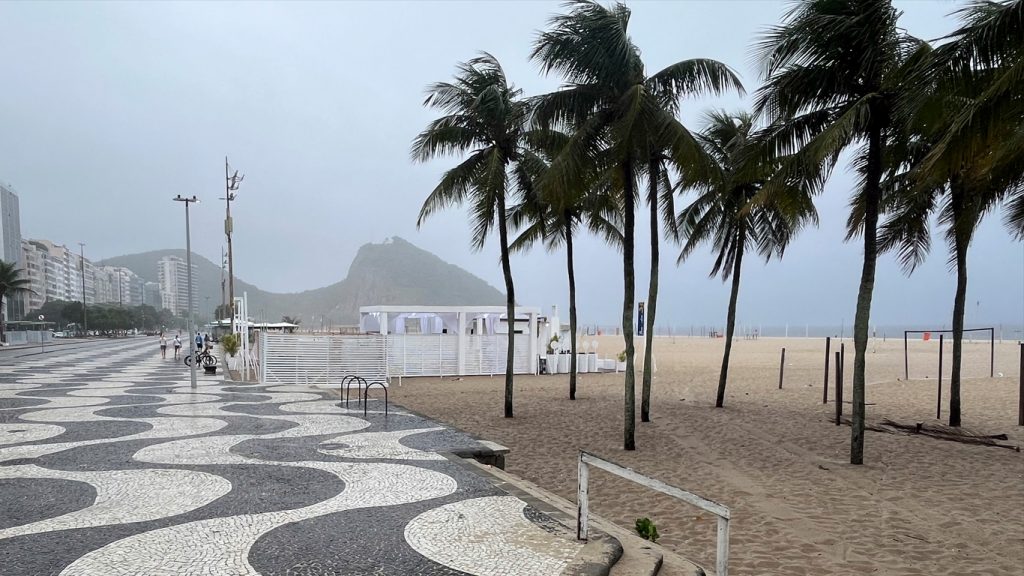 Ciclone no Sul do Brasil causa vento de quase 100 km/h no Rio de Janeiro