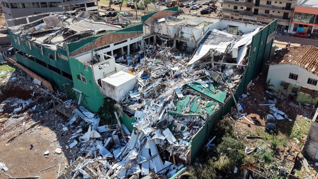 Tornado no Paraná está entre os mais intensos no planeta em 2025