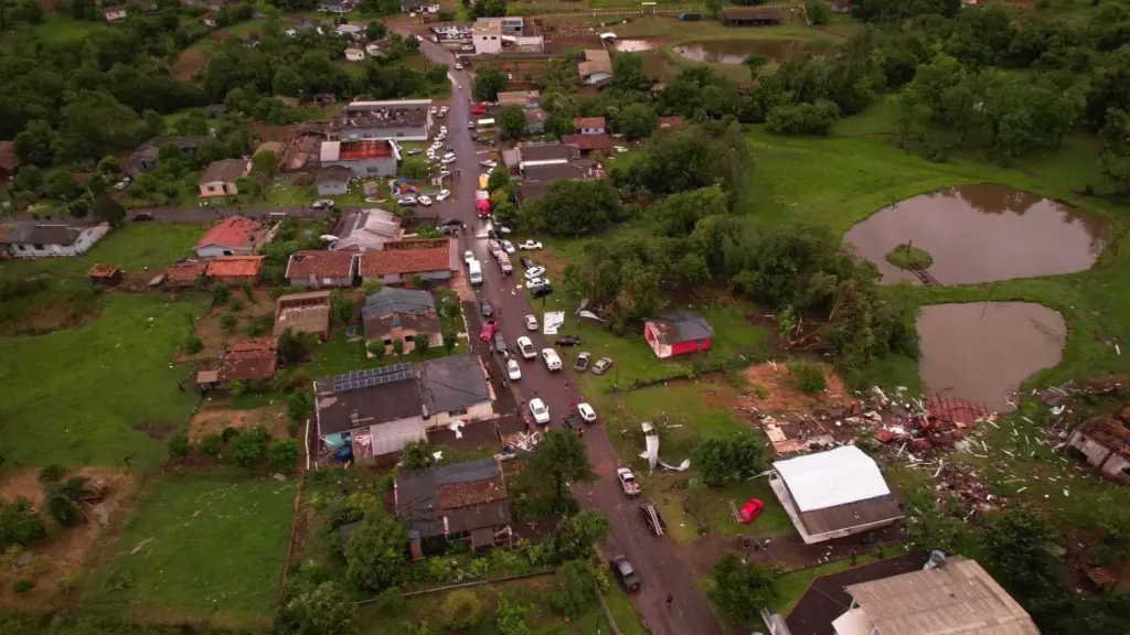 Santa Catarina registrou três tornados durante a onda de tempestades