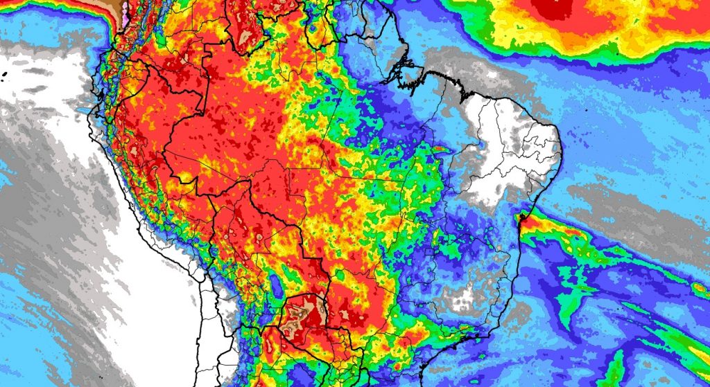 Veja onde mais vai ter chuva no Brasil nesta semana