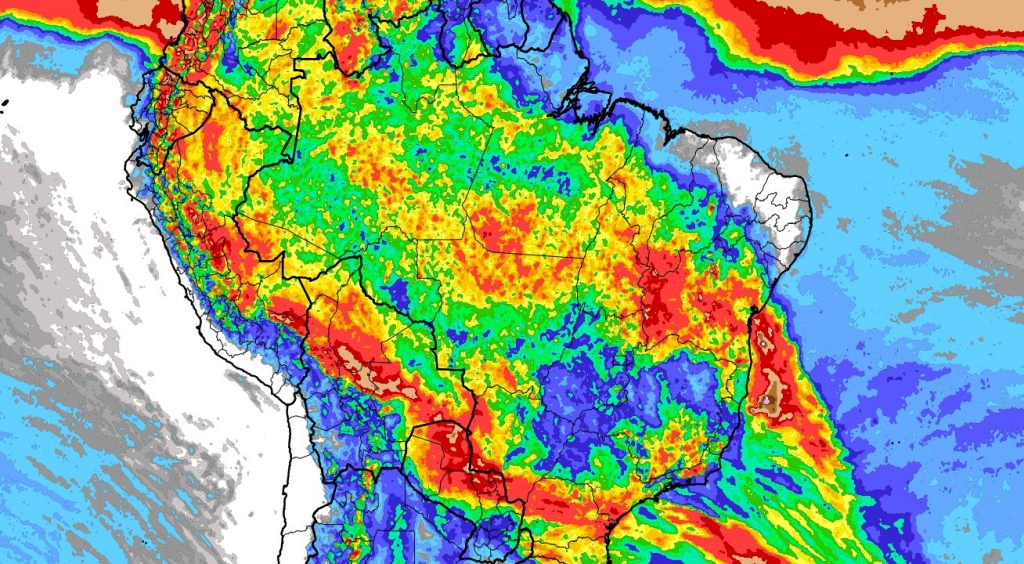 Veja onde mais vai ter chuva no Brasil nesta semana