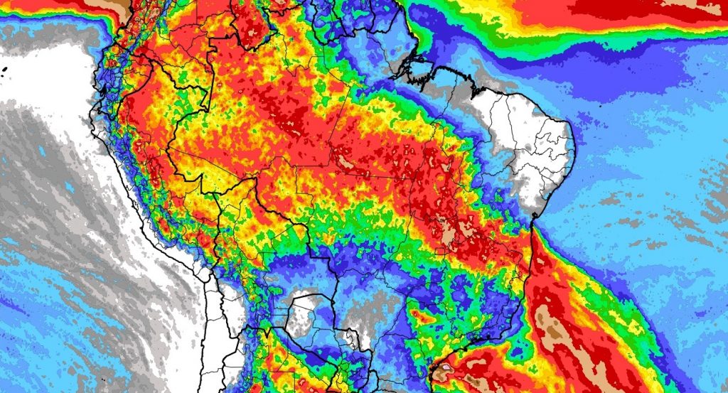 Veja onde mais vai ter chuva no Brasil nesta semana