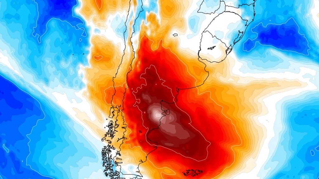 Calor na Argentina fica perto de 40ºC até na Patagônia e vai avançar