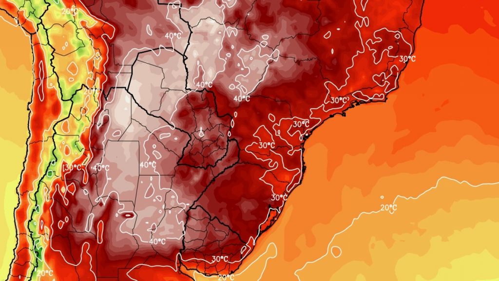 Onda de calor na Argentina com até 43ºC vai afetar vários estados brasileiros