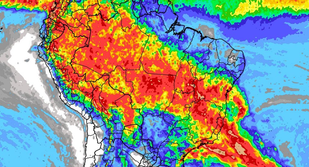 Frente fria e canal de umidade geram alertas em todas as regiões do Brasil