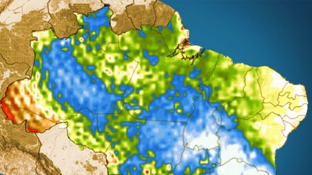 Agricultura: onde vai chover pouco e muito no Brasil até o fim do ano