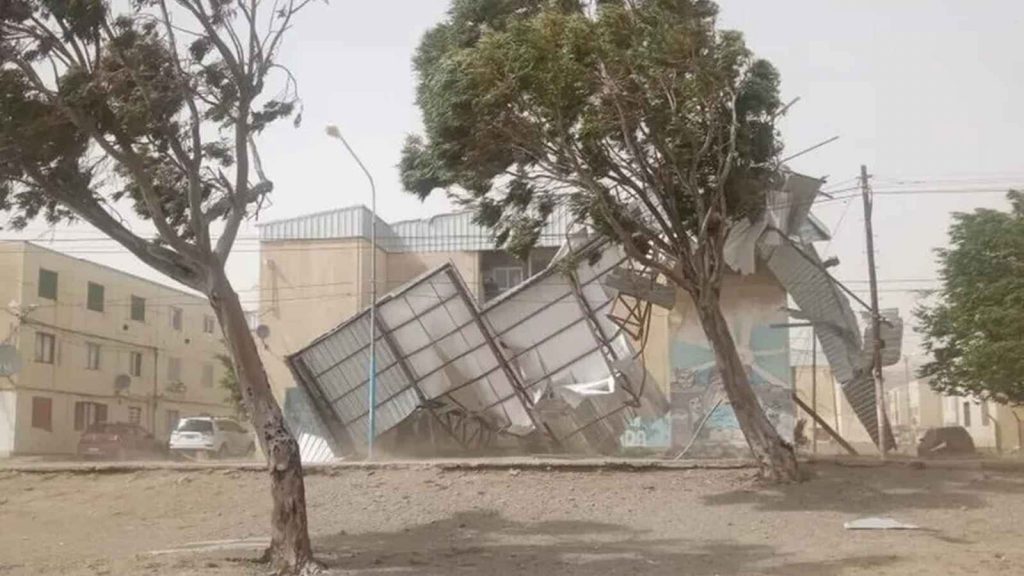 Ciclone provoca vento de 150 km/h na Argentina