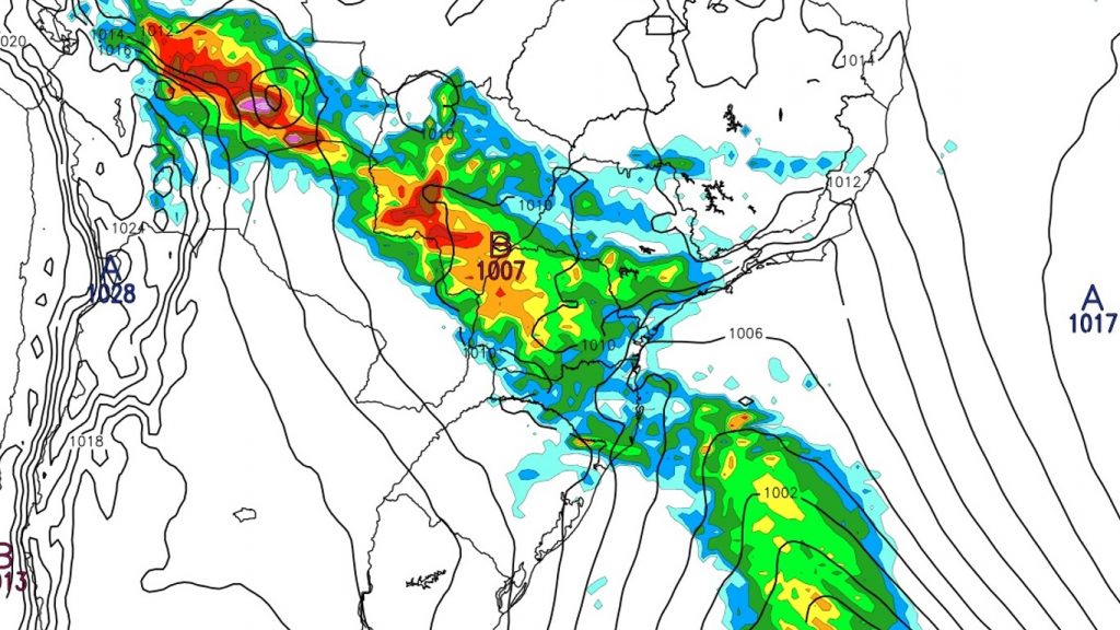 Duas frentes frias vão chegar ao Brasil em apenas cinco dias