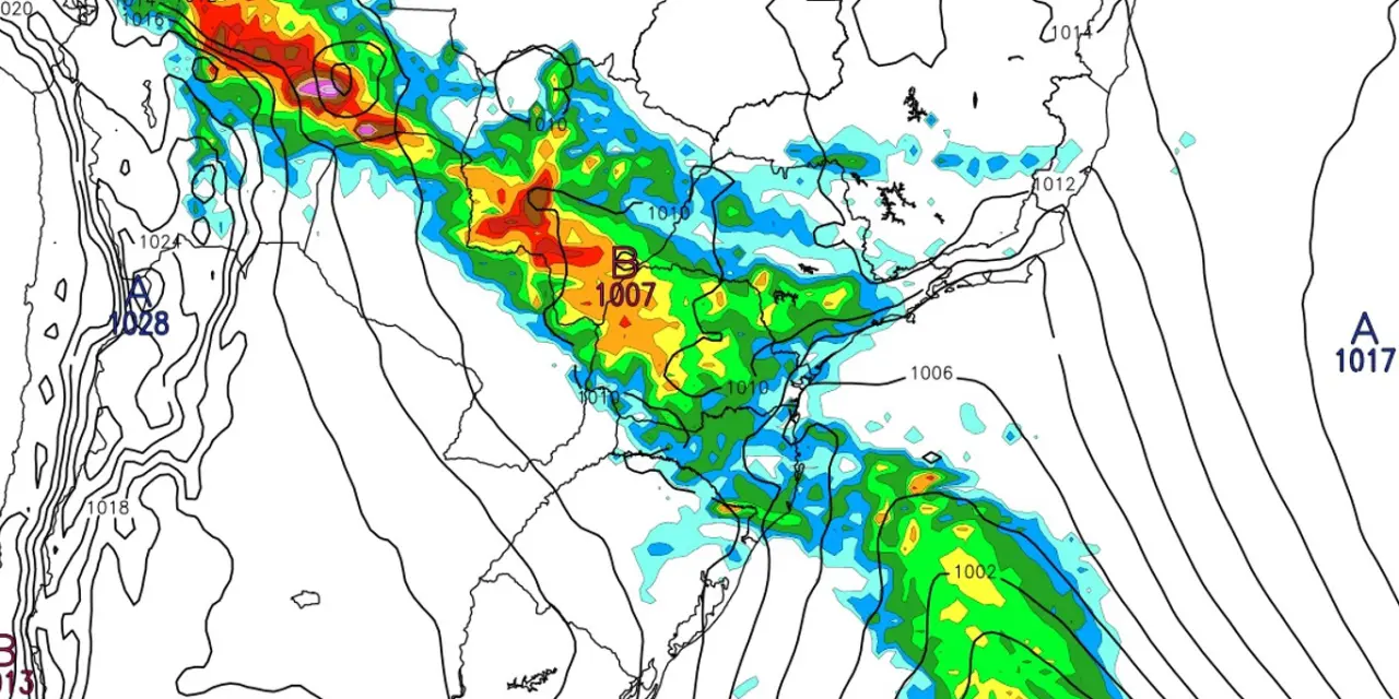 <span class="entry-title-primary">Duas frentes frias vão chegar ao Brasil em apenas cinco dias</span> <h2 class="entry-subtitle">Duas frentes frias vão alcançaro Brasil em apenas cinco dias e a segunda deve ser mais intensa com maior risco de temporais </h2>