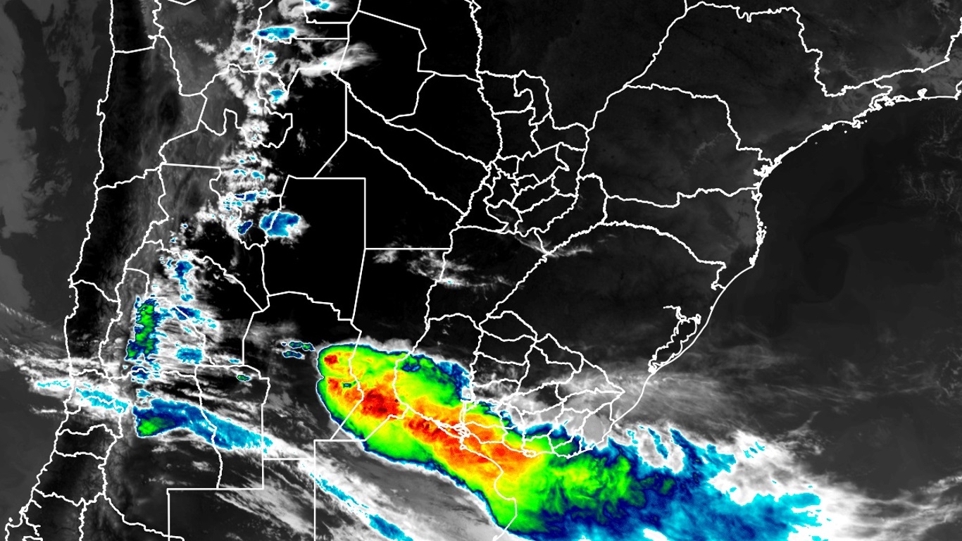 Frente fria chega nesta sexta e mudará o tempo com rajadas de vento Frente fria que atua neste momento no Centro da Argentina vai avançar para o Sul do Brasil nesta sexta-feira