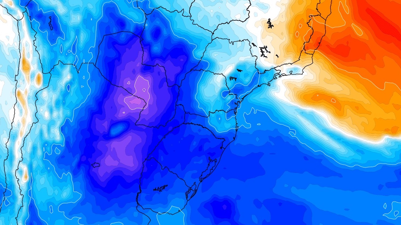 Massa de ar frio abrangente em pleno novembro já tem data para chegar Massa de ar frio vai avançar pelo Centro-Sul do Brasil ao ser impulsionada pelo ciclone que se formará no final da semana