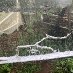 Forte tempestade de granizo atinge a região serrana de Santa Catarina