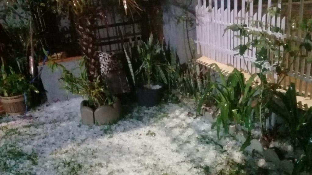 Novo temporal de granizo atinge o Norte do Rio Grande do Sul