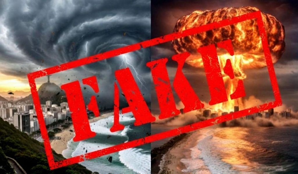 Verificamos: jornal usa bombas atômicas para calcular energia de ciclone inexistente