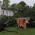 Onda de tempestades pela frente fria provoca vento de 150 km/h no Uruguai
