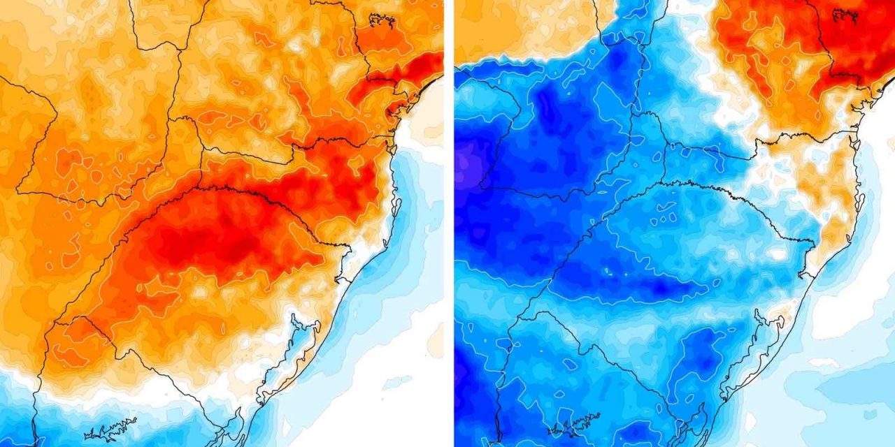 <span class="entry-title-primary">Vem aí um grande refresco após temperatura beirar 40ºC no Sul do Brasil</span> <h2 class="entry-subtitle">Temperatura vai declinar no começo da semana em áreas do Sul do Brasil que seguem enfrentando calor excessivo </h2>