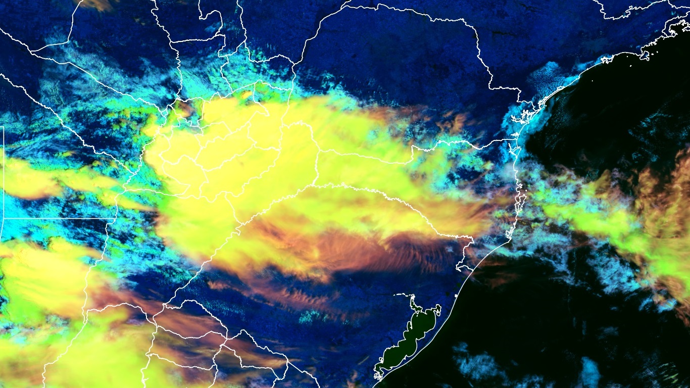 Calor intenso vai favorecer temporais isolados nas próximas horas Fortes áreas de instabilidade se formam no Nordeste da Argentina e outras vão se originar com temporais pelo calor