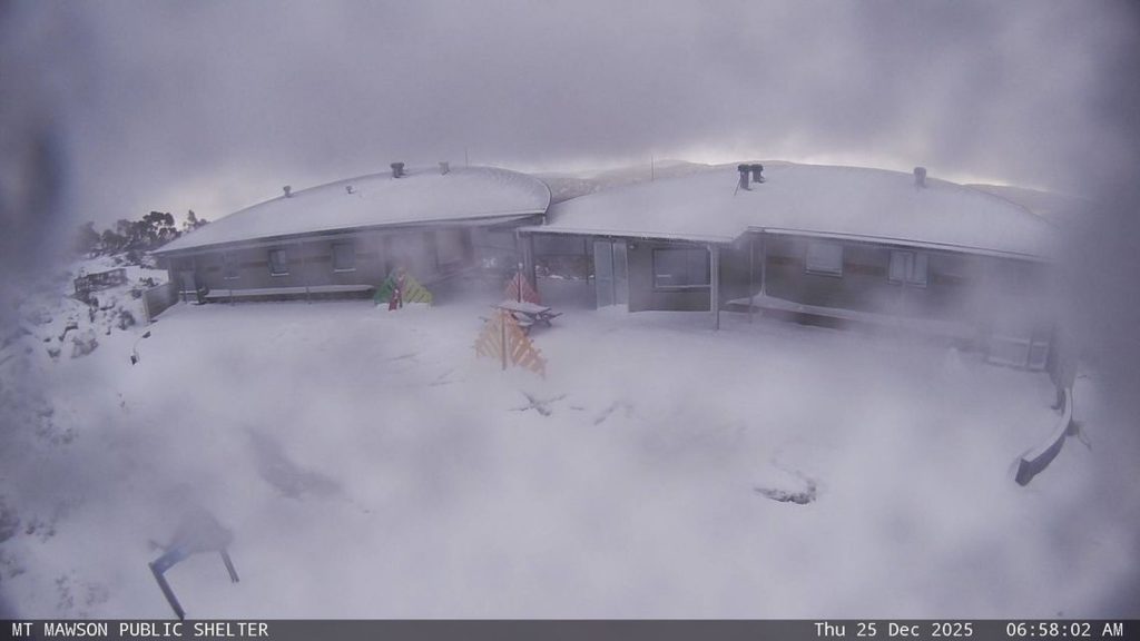 Natal com neve em pleno verão? Teve, na Austrália!