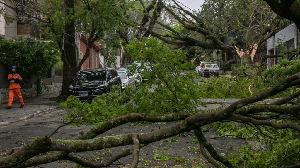 Ciclone no litoral provoca vento intenso em São Paulo e Rio de Janeiro