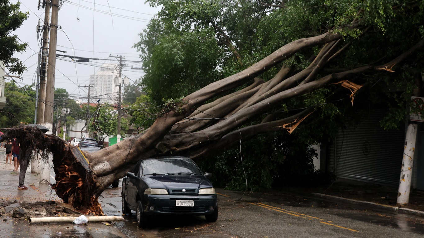 Temporal em São Paulo