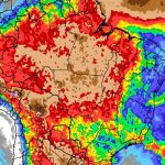 Previsão do tempo: tendência de chuva para dez dias no Brasil