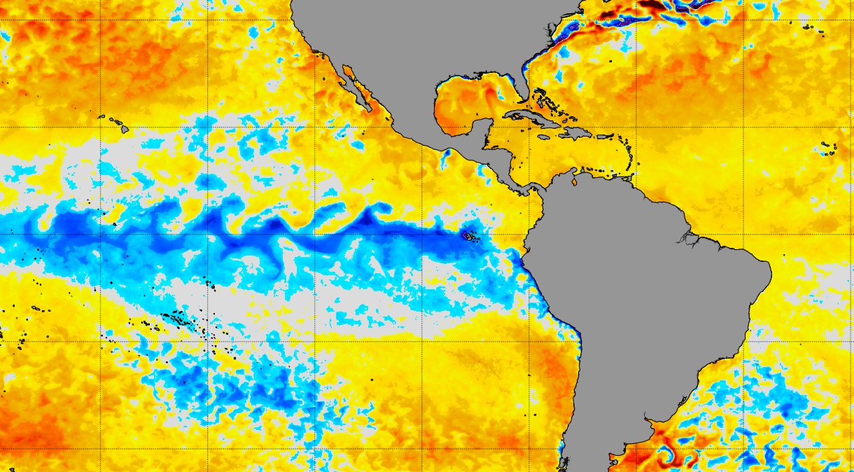 NOAA confirma o que a MetSul antecipou: La Niña está perto do fim Fase de resfriamento do Pacífico curta não deve durar muito e em breve as condições de La Niña devem chegar ao fim