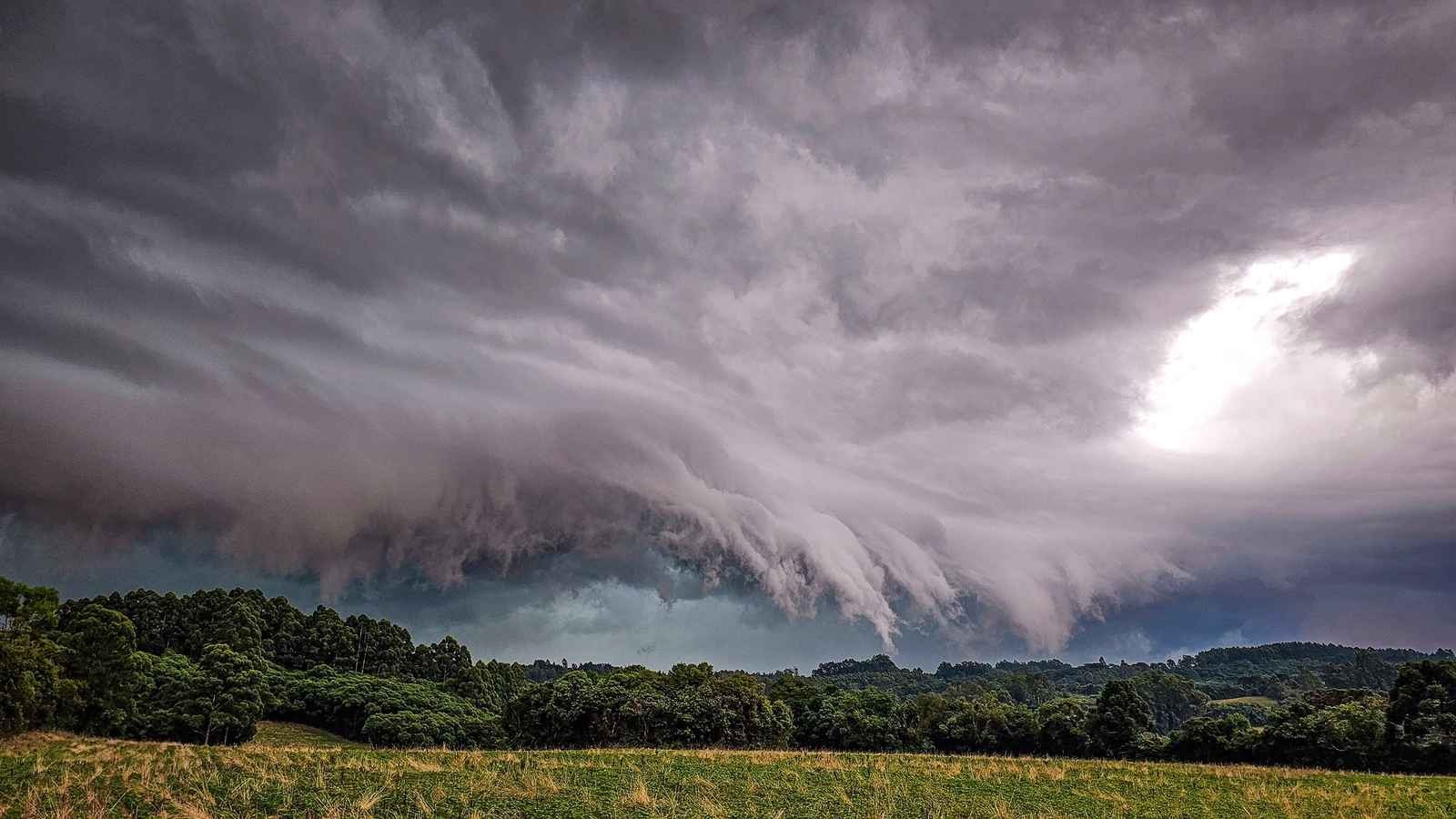 Nuvens do tipo escudo