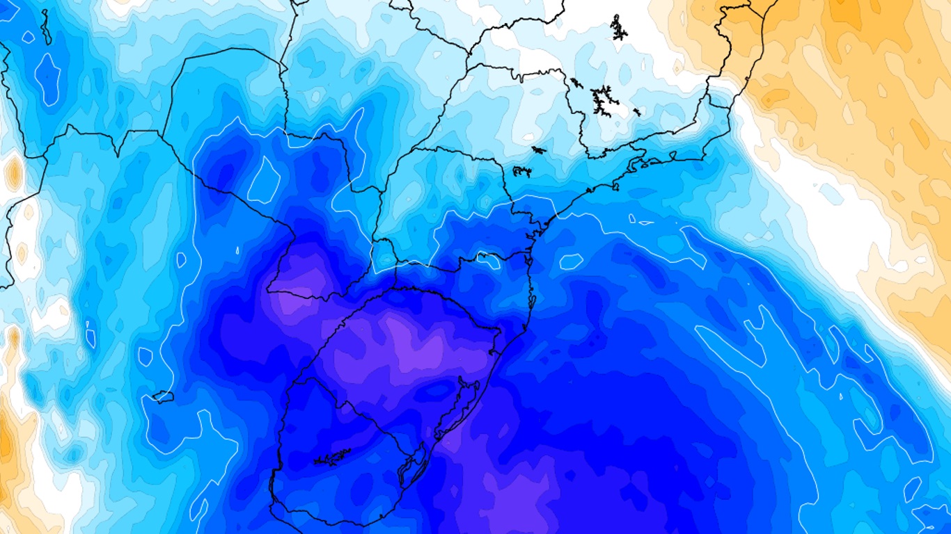 Primeira massa de ar frio de 2026 tem data para chegar com enorme alívio do calor Grande massa de ar frio vai trazer enorme alívio do calor em vários estados e pode provocar geada em pleno janeiro no Sul do Brasil