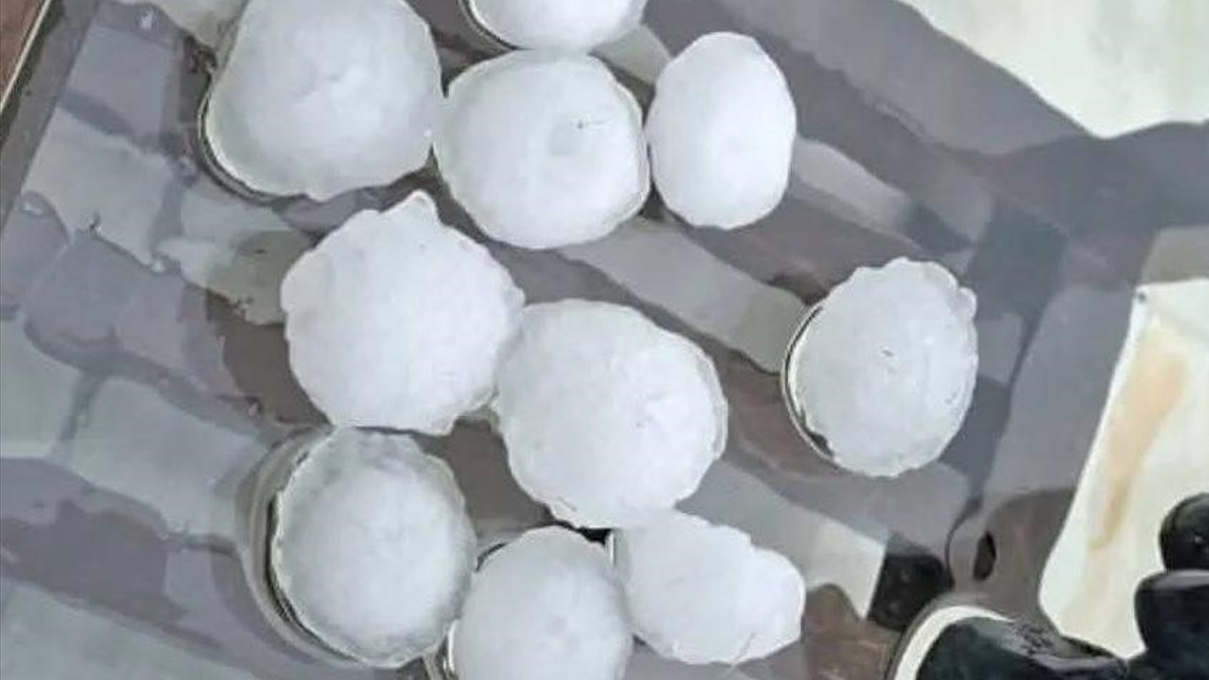 Granizo em Fontoura Xavier 