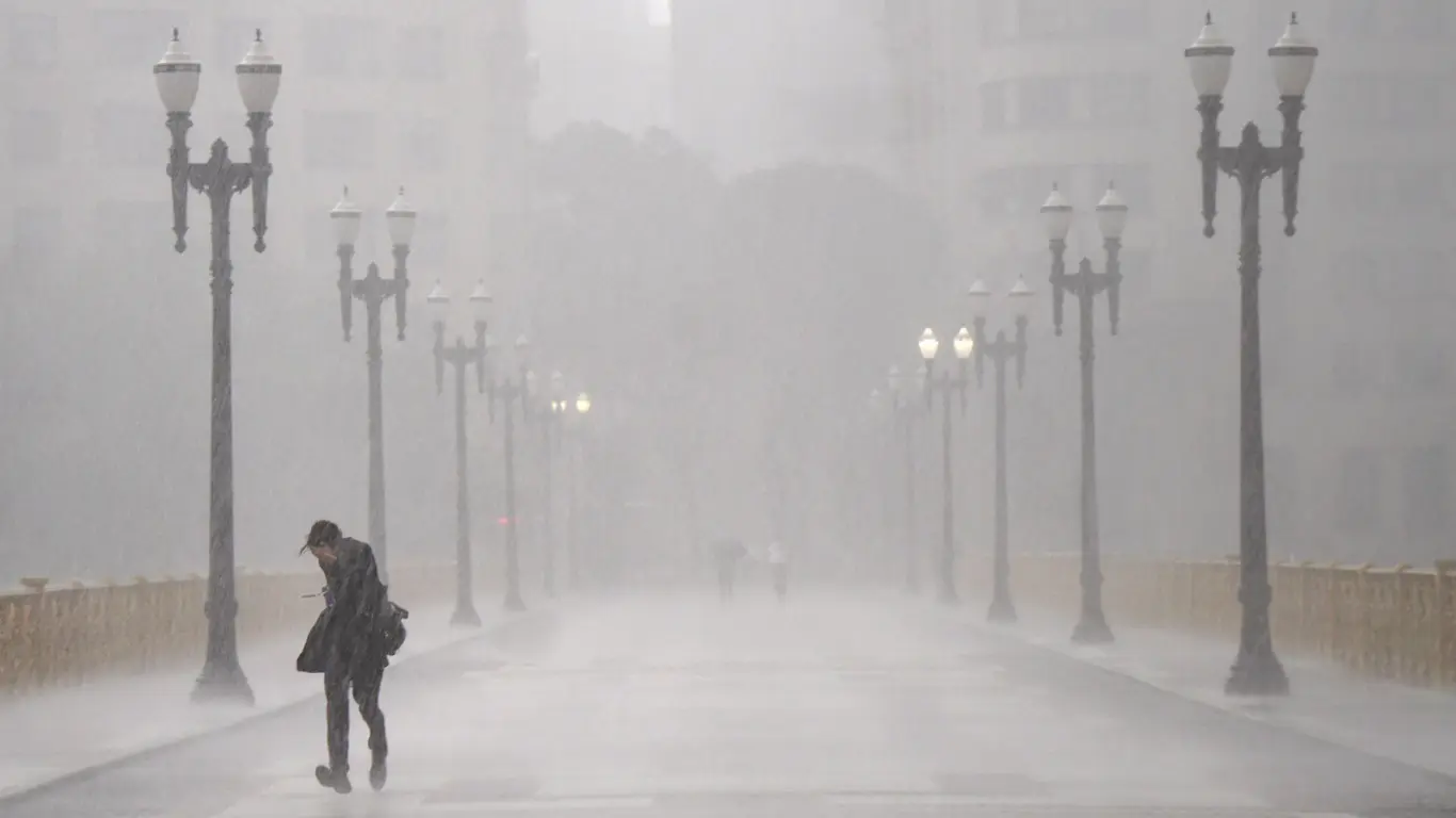Clima em janeiro chuvoso em São Paulo