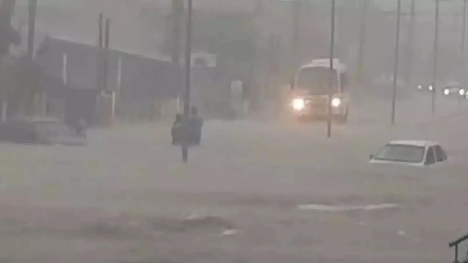 Chuva em Osório pelo ciclone