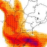 Rio atmosférico já trouxe chuva de 150 mm e seguirá por muitos dias