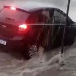 Semana começa com chuva de 100 mm e enxurradas no Rio Grande do Sul