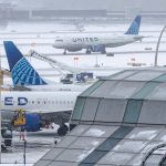 Emergência na primeira tempestade de inverno da Costa Leste dos EUA