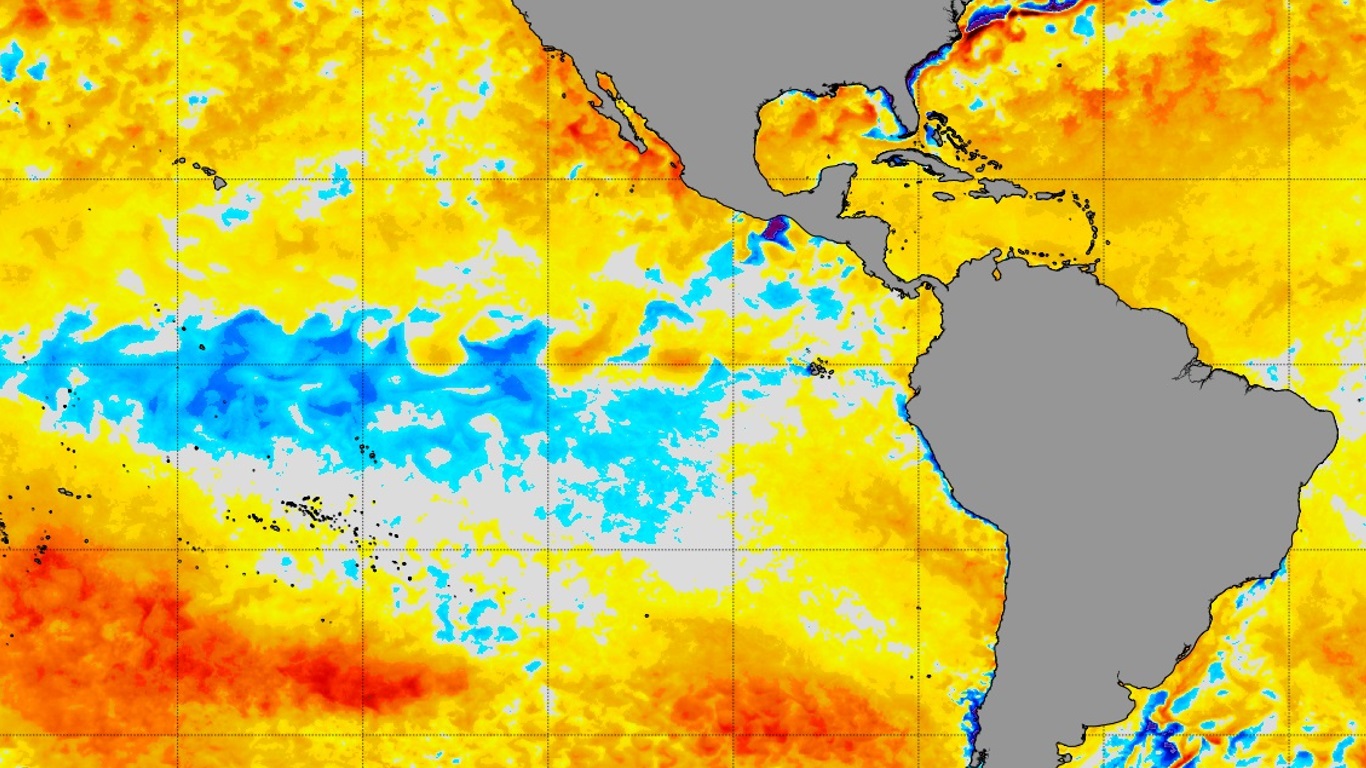 La Niña está nos últimos dias e dará lugar à rapida transição para El Niño Águas mais quentes abaixo da superfície do Pacífico vão acabar com as condições de La Niña nos próximos dias