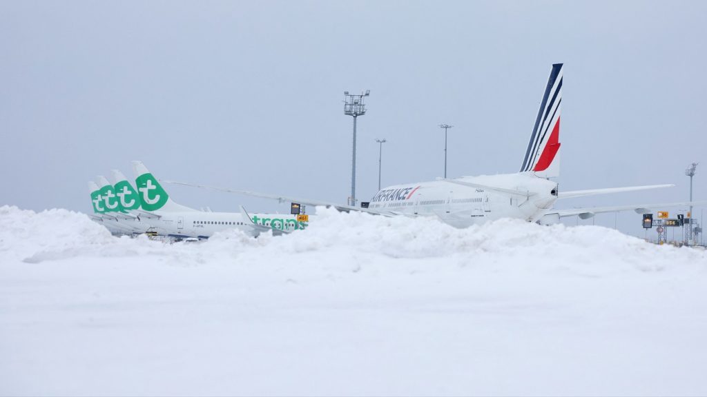 Tempo miserável: frio extremo de -20ºC, nevascas e vento de até 200 km/h na Europa