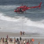 Forte ressaca do mar provoca mais de 600 resgates no Rio de Janeiro