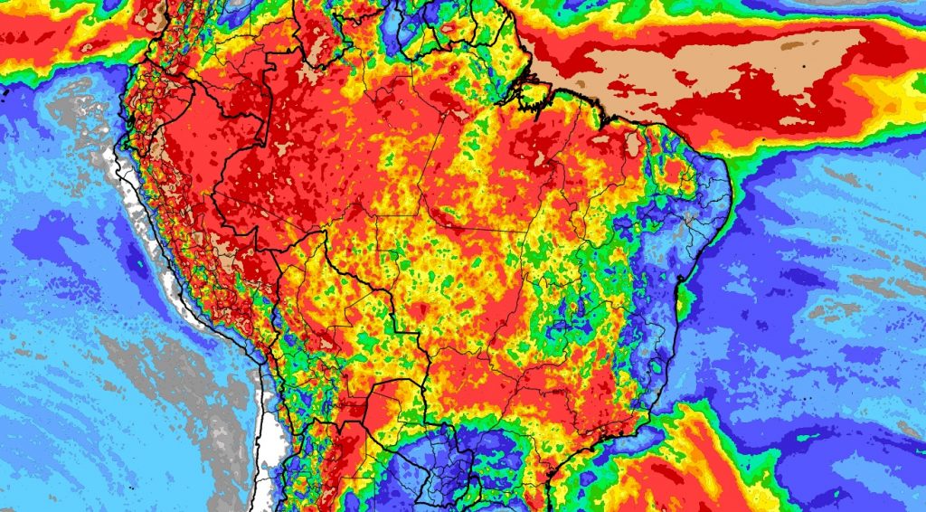 Veja onde mais vai ter chuva no Brasil nesta semana
